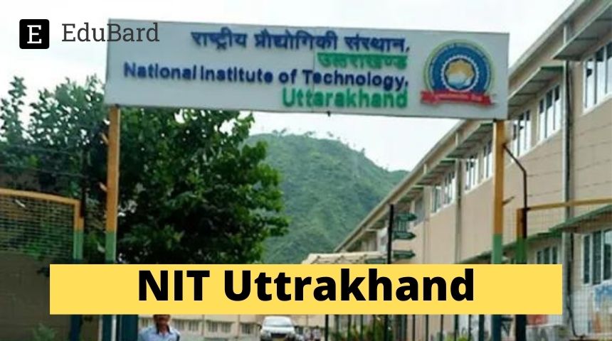 NIT Uttrakhand | Walk-in-interview for JRF for project DECONET, Apply Now!