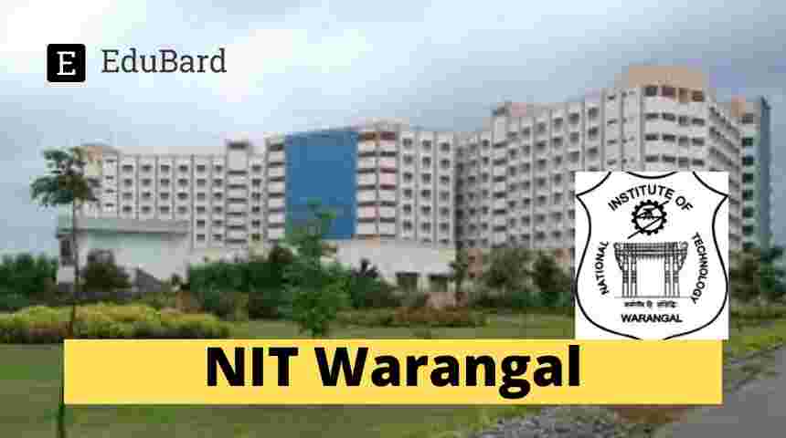 NIT Warangal FDP on Security in Distributed and Networking Systems; Apply by Sept. 24th, 2021