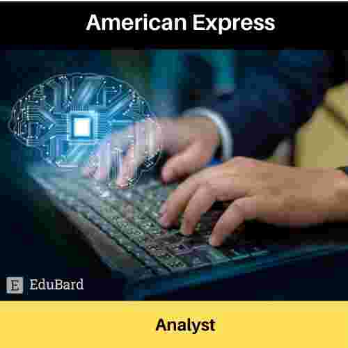 American Express is hiring for Analysts, Apply now