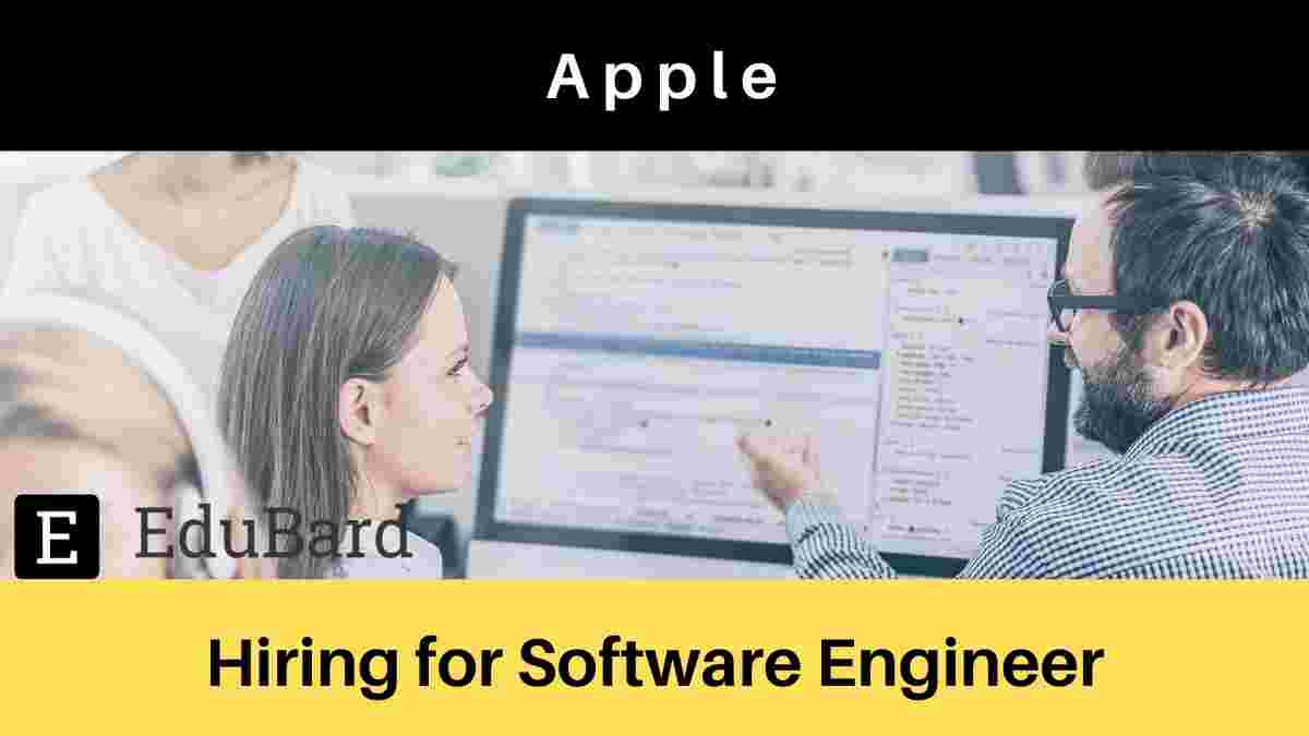 Apple is hiring for Software Engineer (Development + Operations), Apply before the deadline