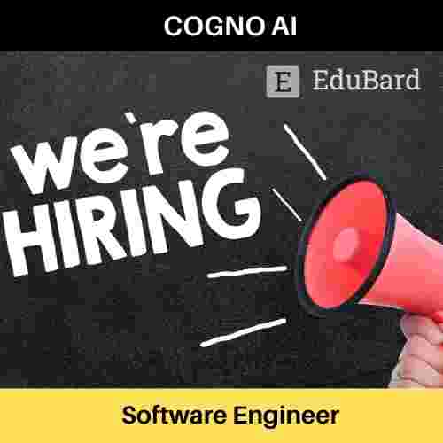 COGNO AI- Hiring for Software Engineer, Apply now