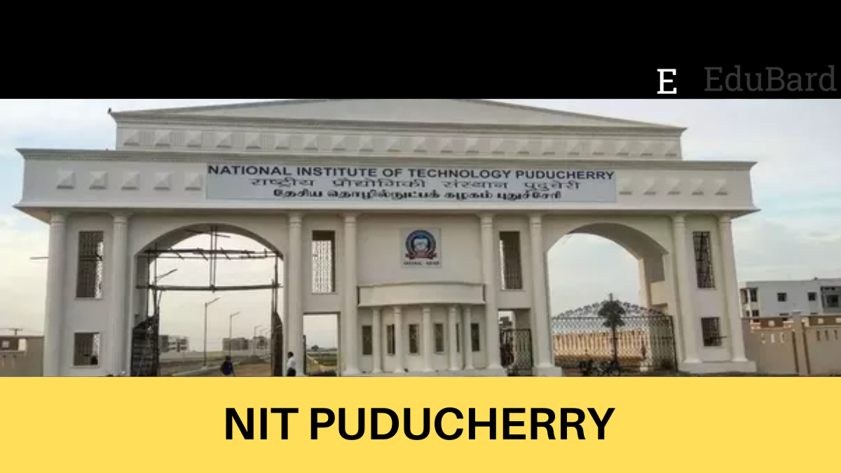 NIT Puducherry | e-STC on Wide Band Gap Devices Enabled Power Converters–Opportunities & Challenges, Apply by July 30, 2022