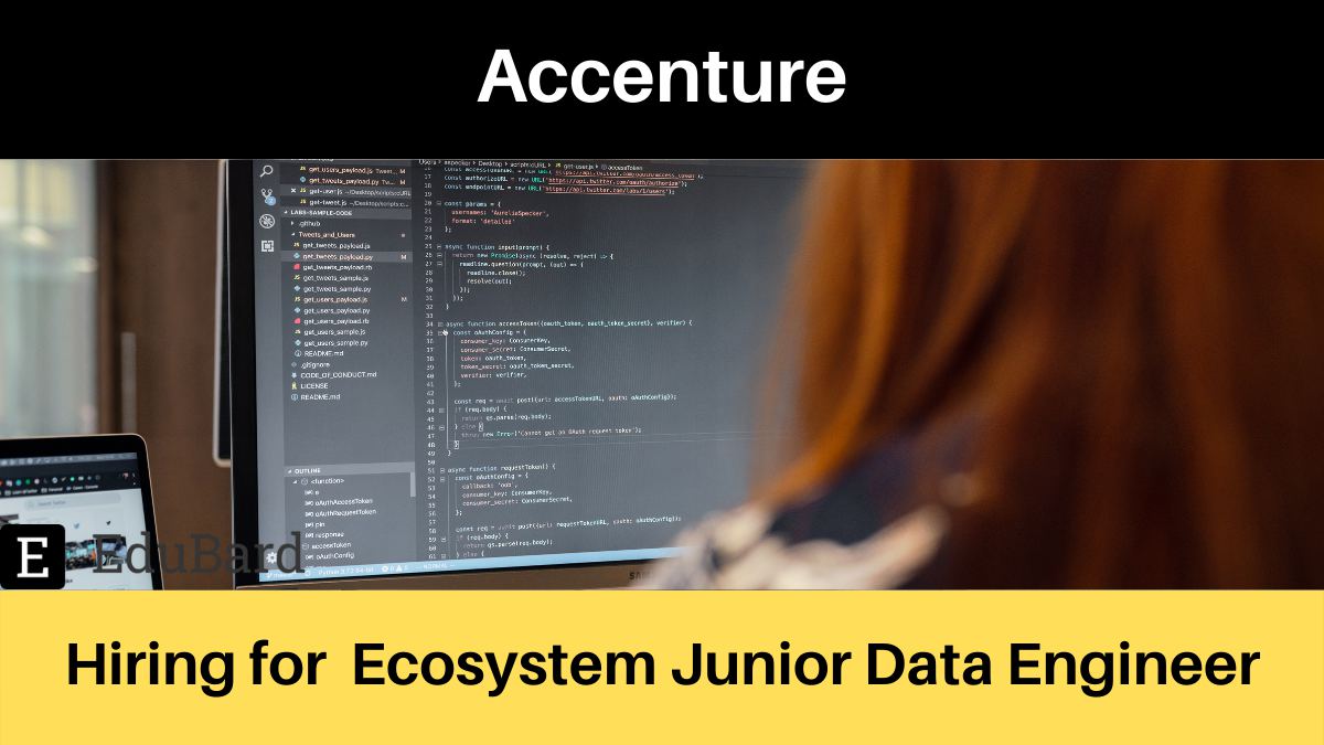 Accenture is hiring for Ecosystem Junior Data Engineer, Apply ASAP