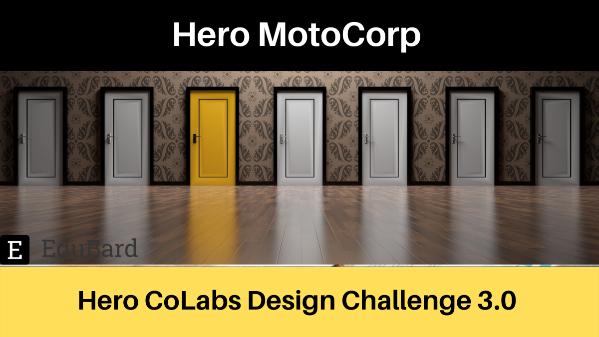 Hero MotoCorp | Hero CoLabs Design Challenge 3.0; Free Registration