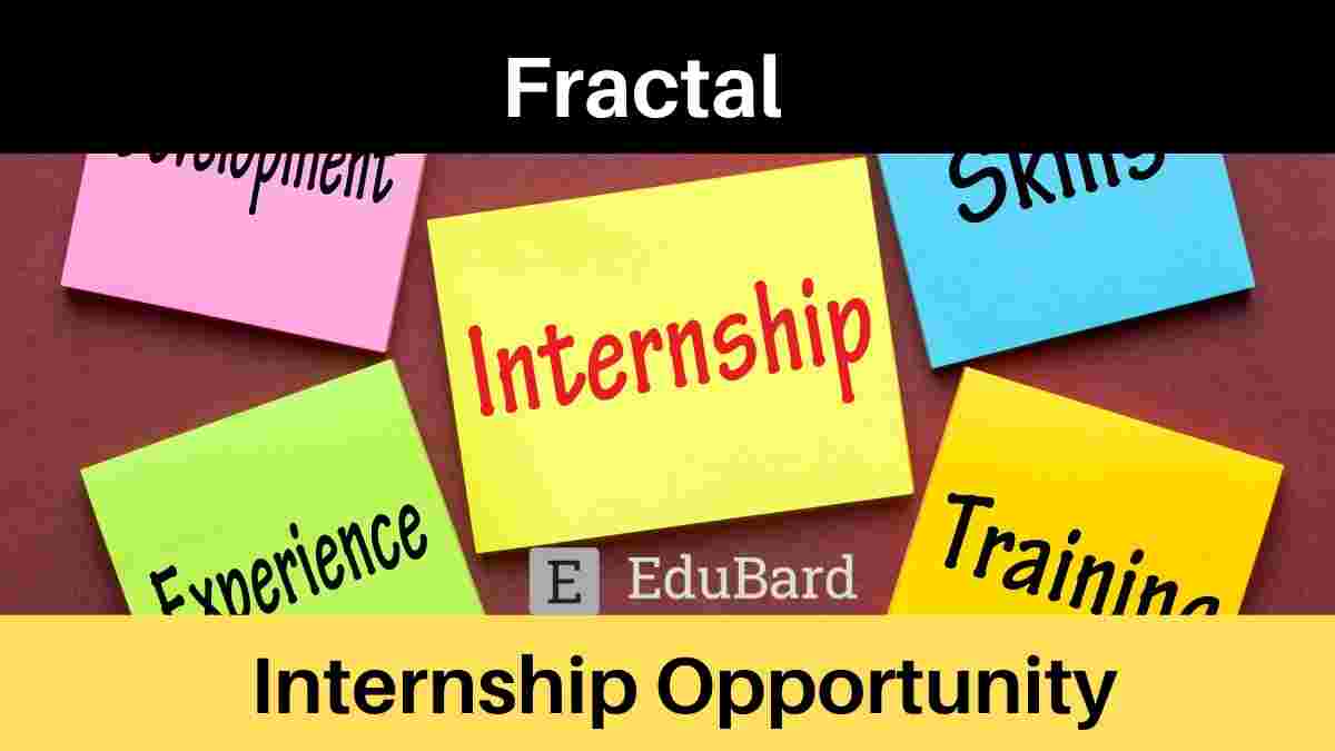 Fractal is hiring for Project Intern, Apply Now!