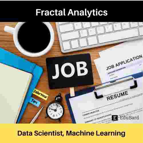 Fractal is Hiring for Data Scientist, Machine Learning, Apply now