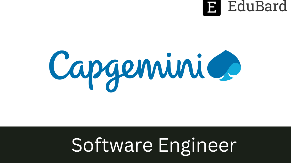 Capgemini | Software Engineer, Apply Now by 27 September 2022.