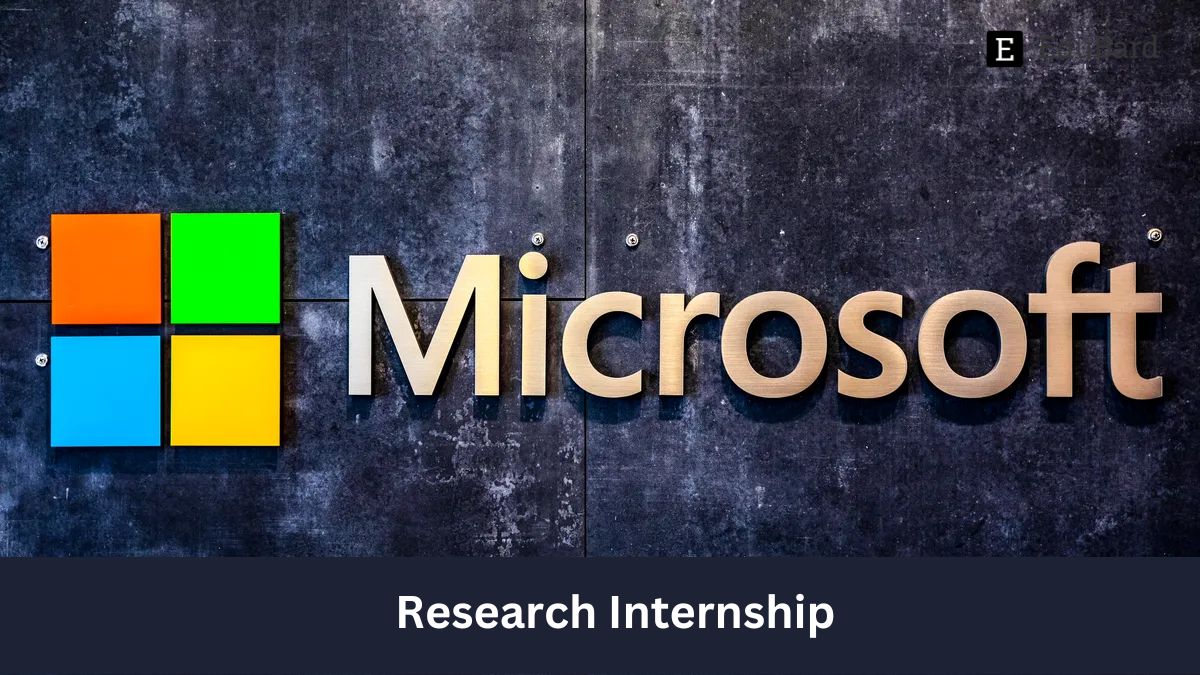 Microsoft | Hiring for Research Intern, Apply ASAP!