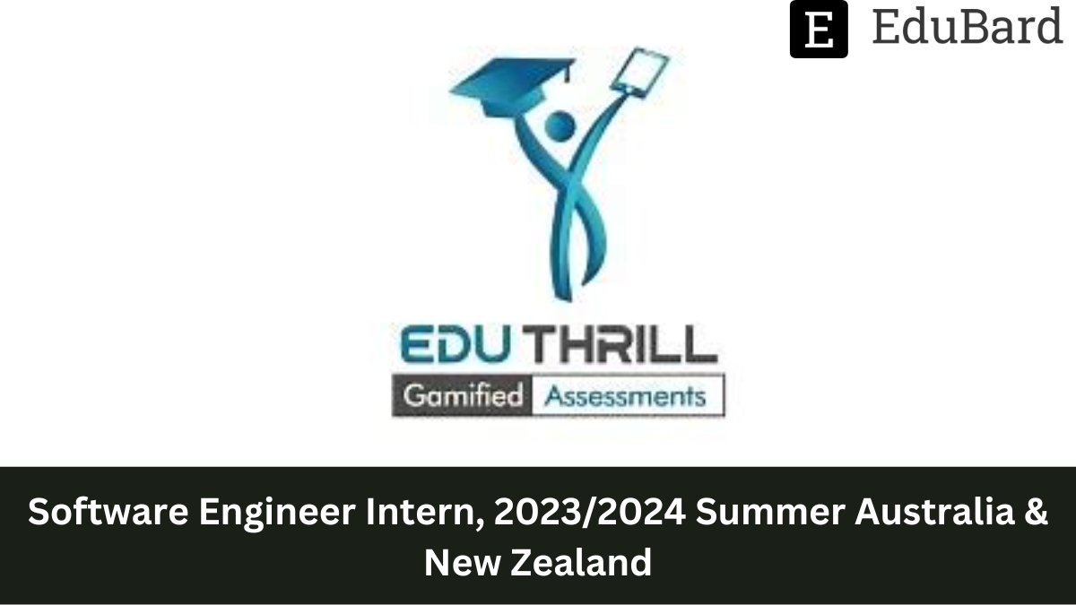 EDU THRILL - Hiring as Software Engineer, Apply Now!