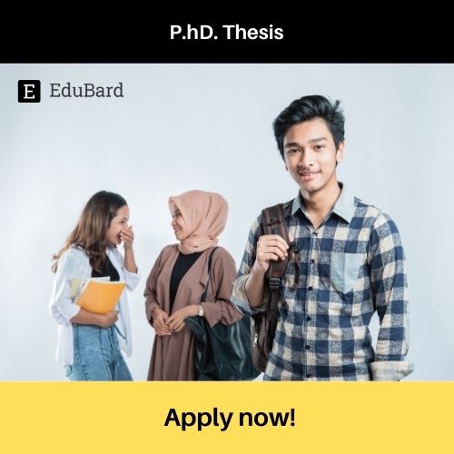 Application for Ph.D. Thesis; Apply now!