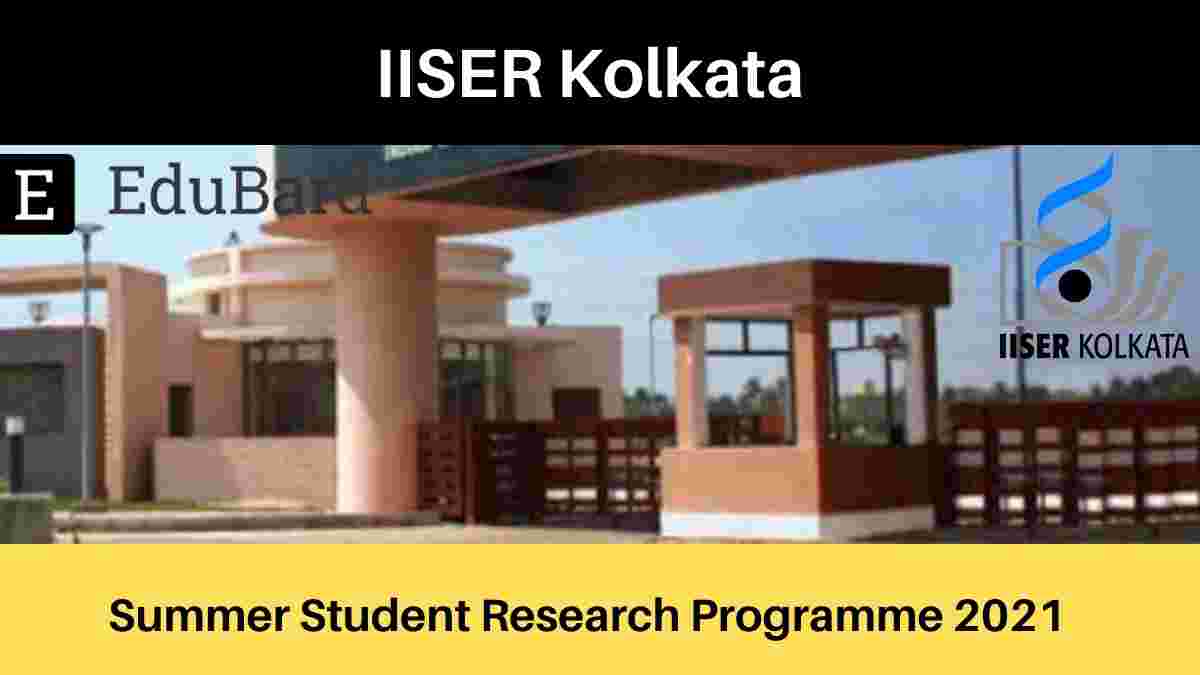 IISER-K Summer Student Research Programme 2021, Apply by 5th May 2021, Certification