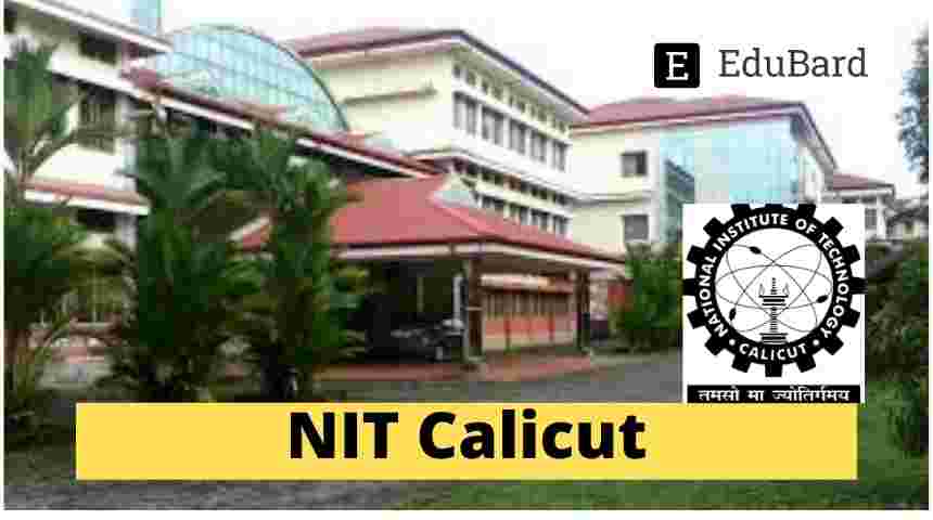 NIT Calicut | Recent Trends in Softsensing and State Estimation Workshop- 2022, Apply by July 10ᵗʰ 2022