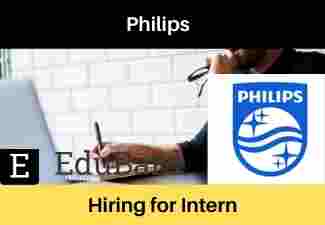 Hiring for Intern at Philips, [Apply Now]