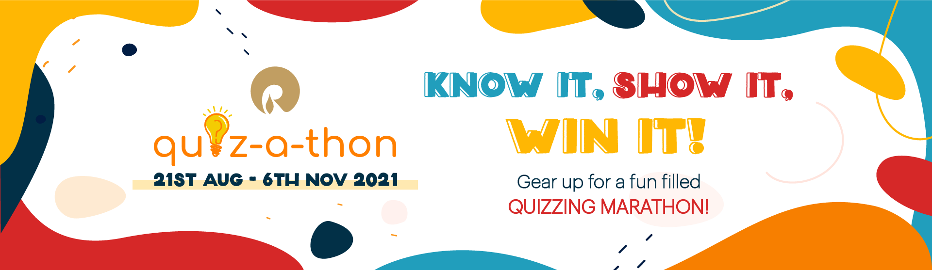 Quizzing Marathon | Quiz-a-thon 6.0 presented by Reliance, Register by Nov. 6th, 2021-Dare2Compete