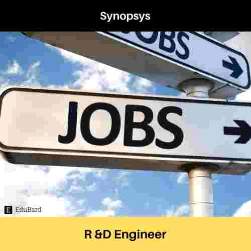 Synopsys is hiring for R&D Engineer; Apply now