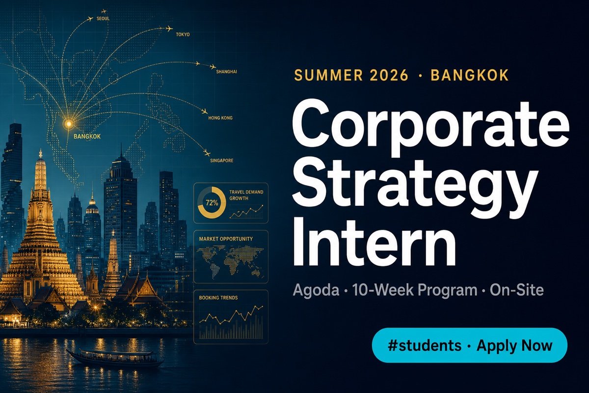 Agoda Summer 2026 Strategy Intern | Bangkok