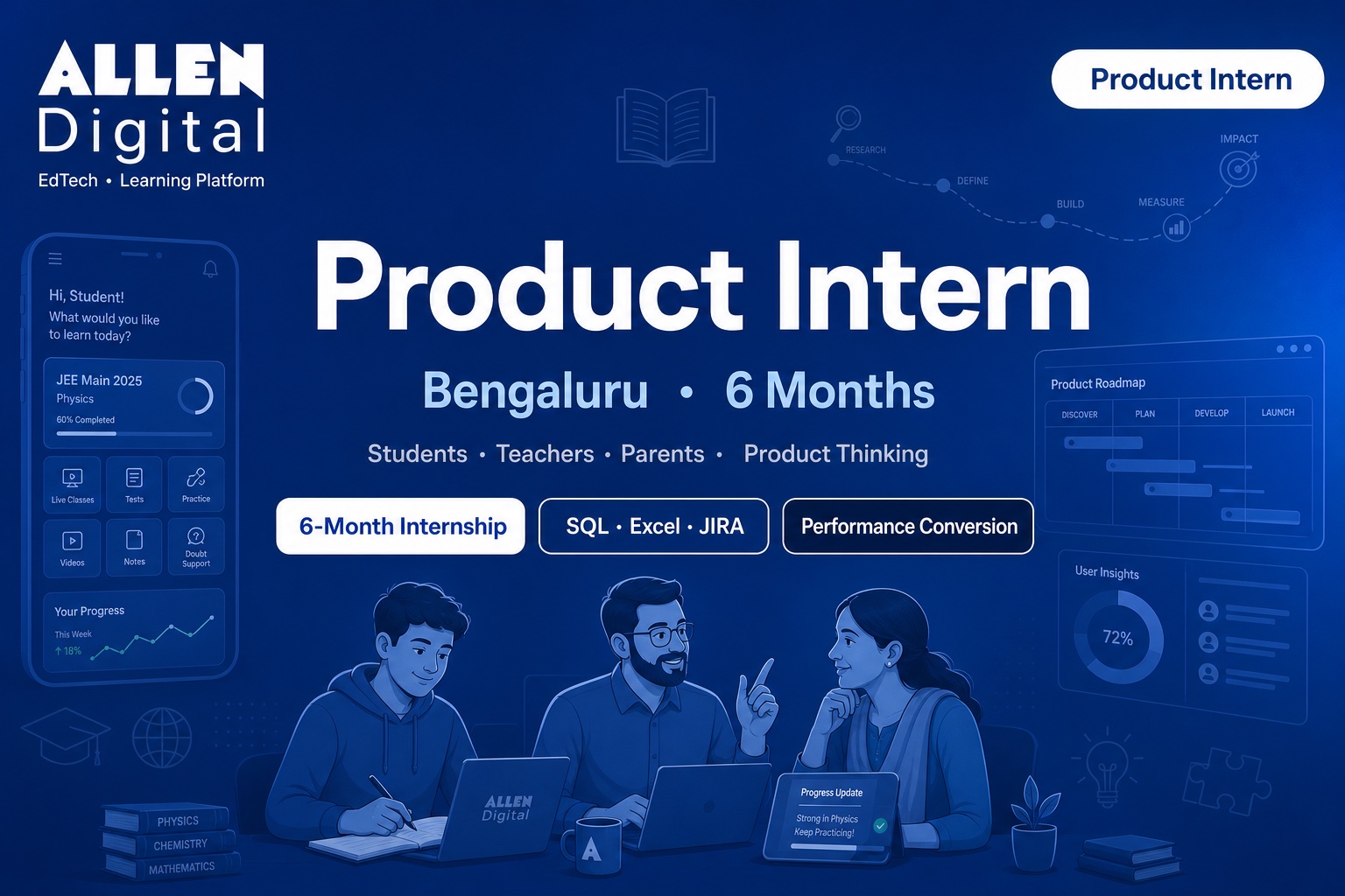 ALLEN Digital Product Intern Bengaluru | 6-Month EdTech