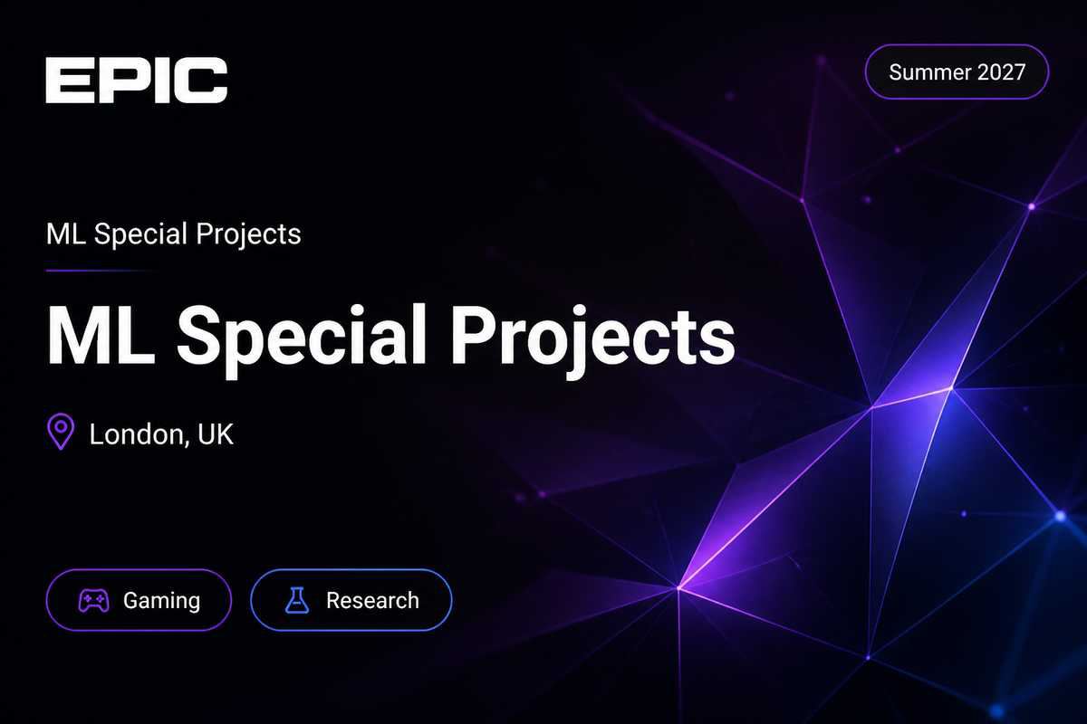 Epic Machine Learning Intern - Special Projects - Epic Resea | London · 2027