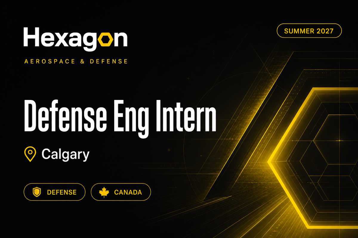 Hexagon Defense Engineer Intern | Calgary · 2027