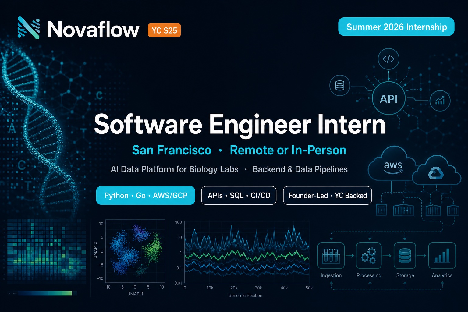 Novaflow SWE Intern Summer 2026 SF | YC S25 Biotech AI