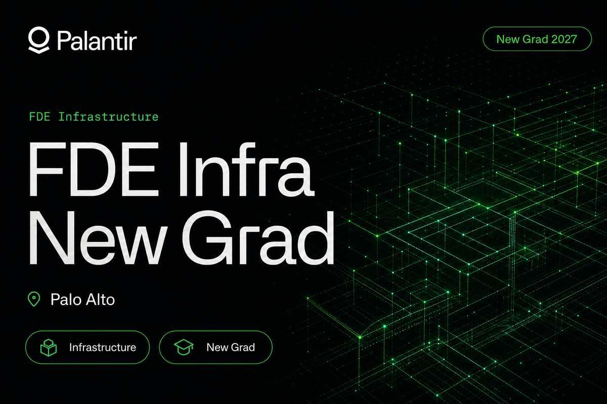 Palantir Forward Deployed Infrastructure Engineer | Palo Alto · 2027