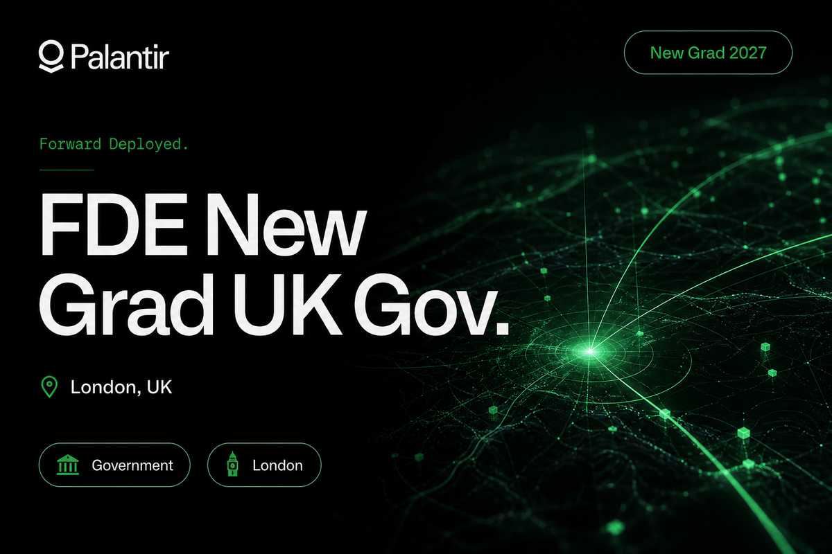 Palantir Forward Deployed Software Engineer, New Grad - UK  | London · 2027