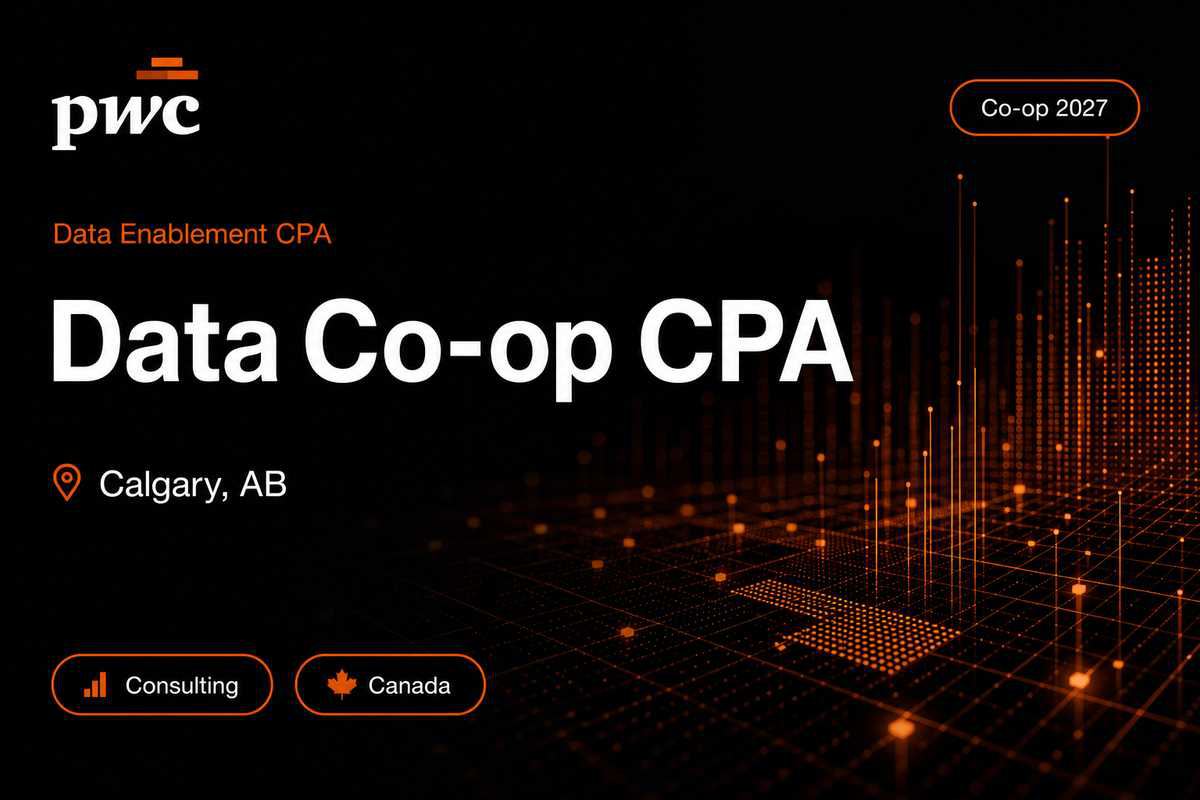 PwC Data Enablement Co-op - CPA | Calgary · 2027
