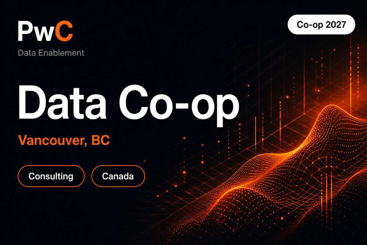 PwC Data Enablement Co-op | Vancouver · 2027