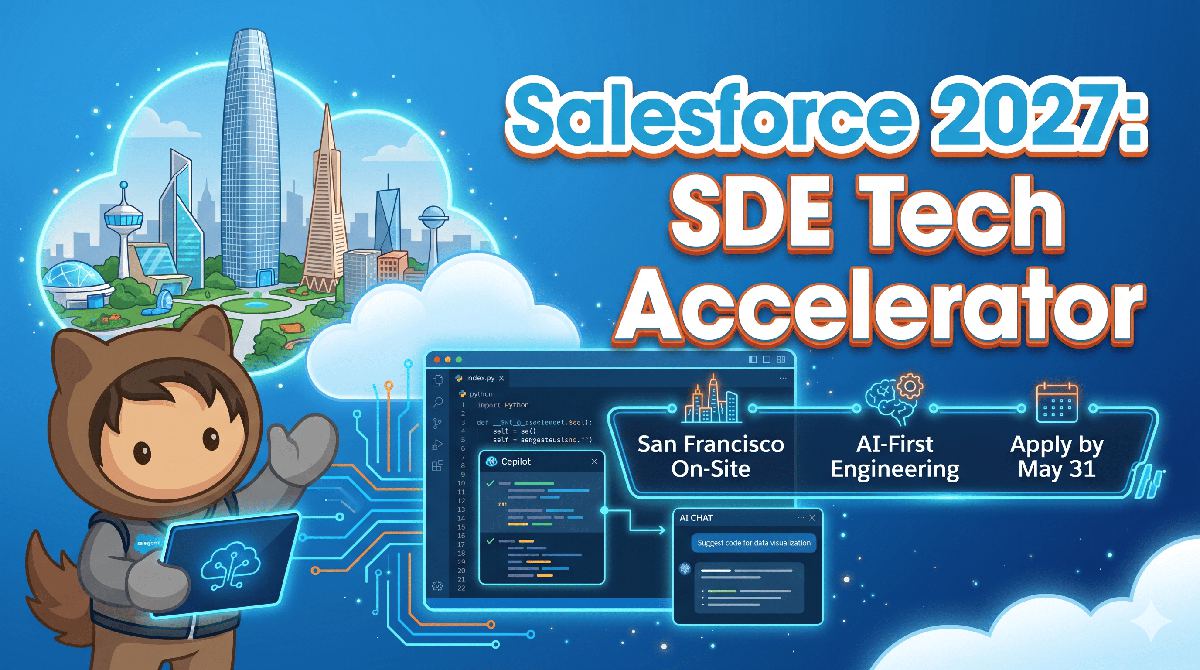 Salesforce Futureforce Tech Accelerator 2027, Software engineer internship