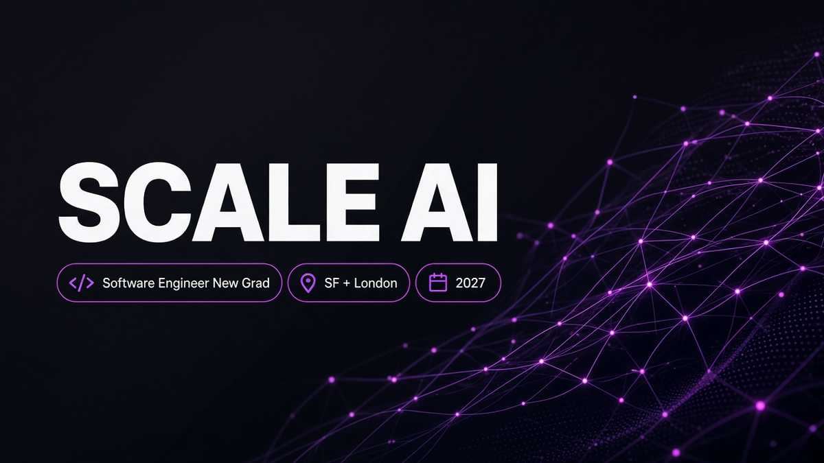 Scale AI Software Engineer — New Grad | San Francisco & London · 2027