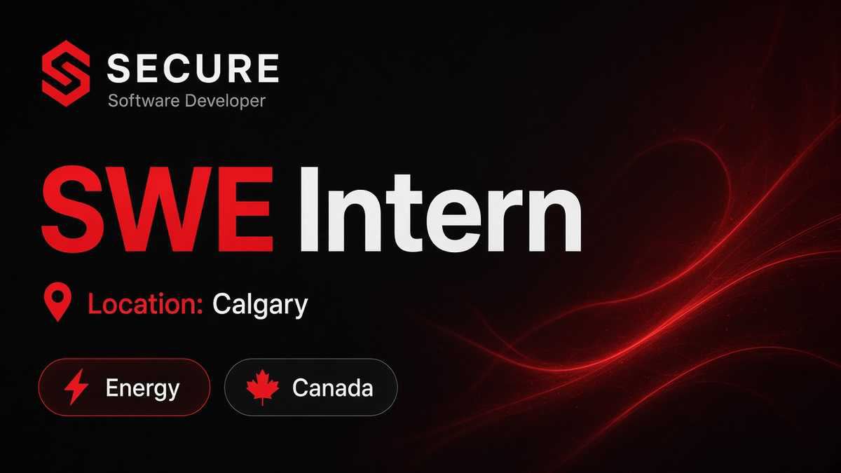SECURE Software Developer Intern | Calgary · 2027
