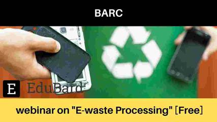 BARC Technologies webinar FREE on "E-waste Processing"