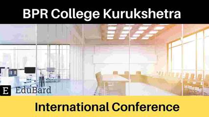 BPR College International CNF on "Advance Research in Applied Sciences" [Apply Now]