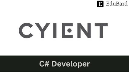 Cyient- Hiring for C# Developer, Apply now!