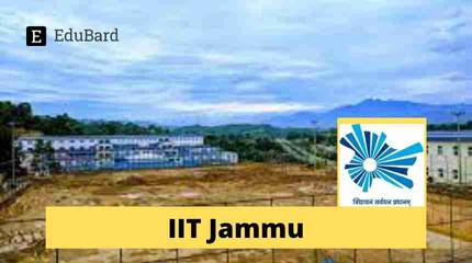 IIT Jammu- Admission to Ph.D. Programs for Academic Year (2021-22)