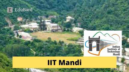 IIT Mandi Walk-in Interview: RF/Project Associate-I