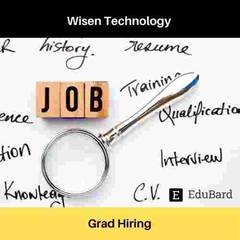 Wissen Technology Grad Hiring Programme, Apply now