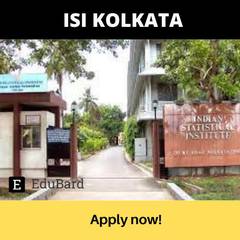 ISI Kolkata | Application for Project linked person, Apply now!