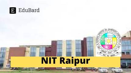 NIT Raipur- 6th International & 21st National Conference on Machines and Mechanisms, Apply by Oct 15ᵗʰ, 2023