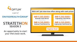 Stratethon- Season 3 presented by Optum, Register by Oct. 22nd, 2021- Dare2Compete