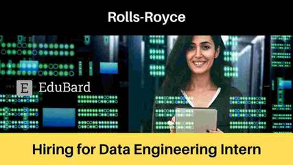 Rolls-Royce is Hiring for Data Engineering Intern; Apply Now