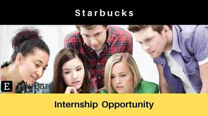 Internship Opportunity at Starbucks, Apply Now