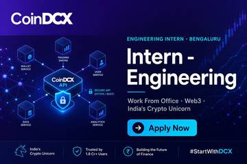 CoinDCX Engineering Intern | Bengaluru Web3